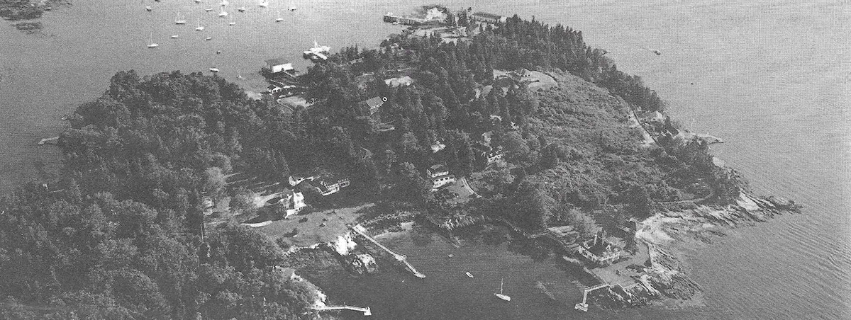 Original site of Bigelow Laboratory from the air