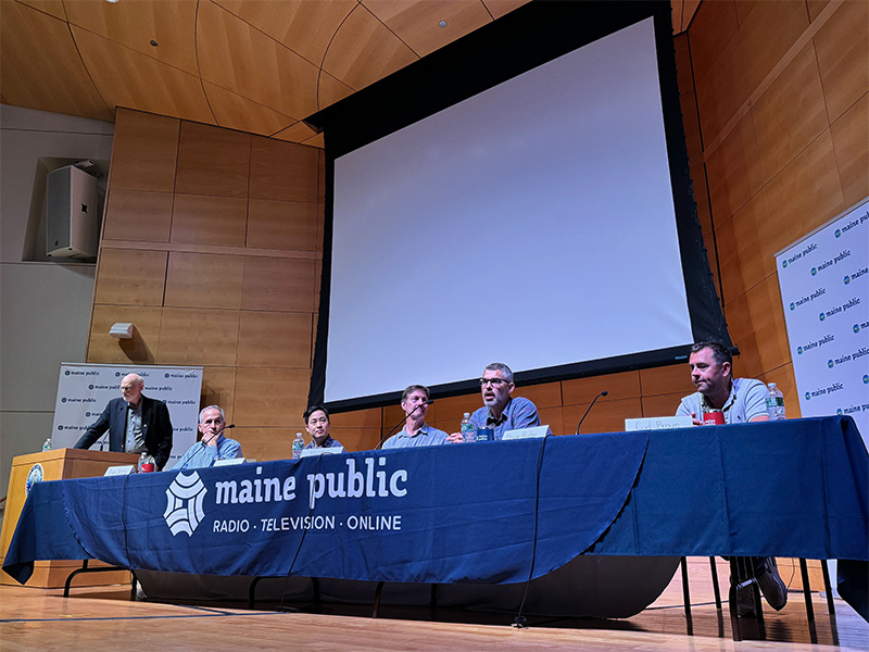 SRS Doug Rasher on a Maine Public sponsorted panel