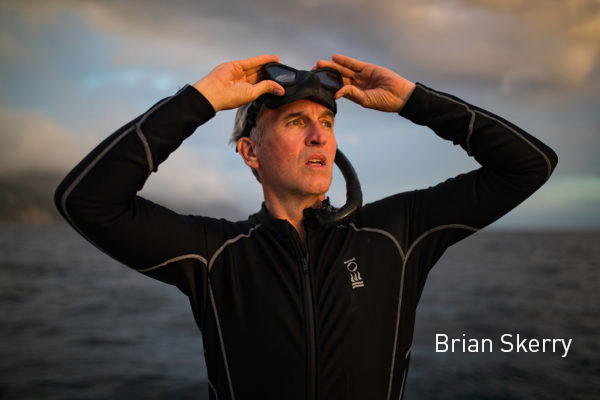 Brian Skerry in a wetsuit.